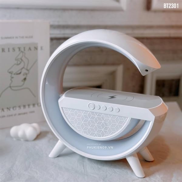 Google Assistant Smart Speaker with Wireless Charging Feature