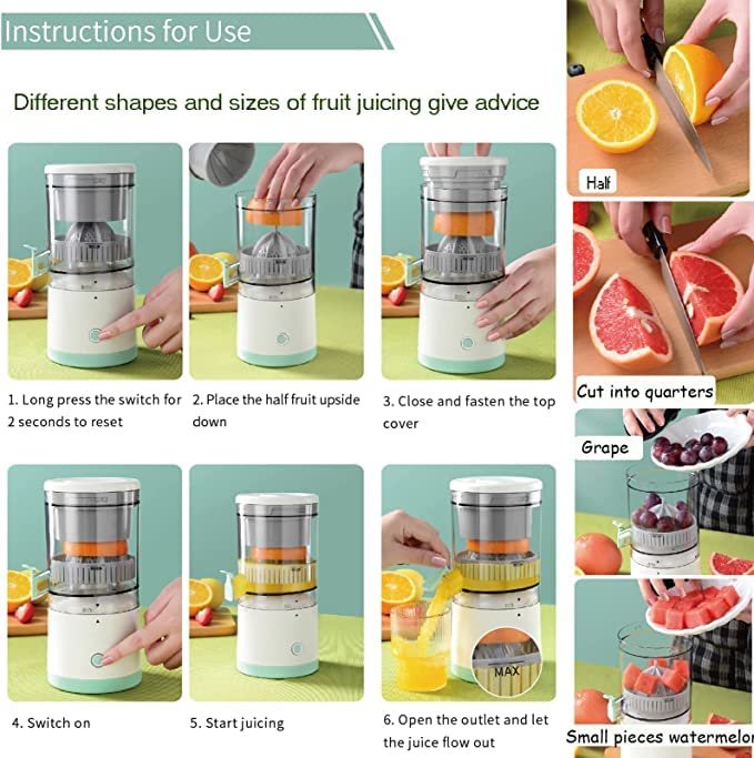 Wireless Electric Citrus Juicer