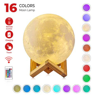 3D Moon Lamp for Gifts