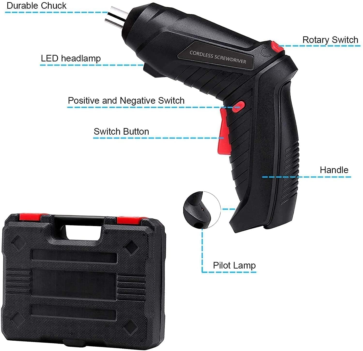 47 in 1 Electric Screwdriver | Portable Drill Driver Machine for Home Improvement