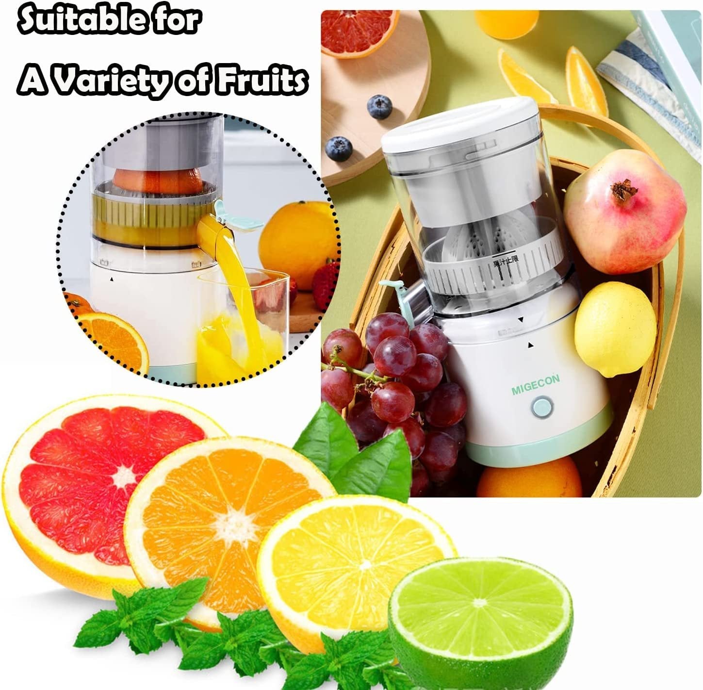 Wireless Electric Citrus Juicer
