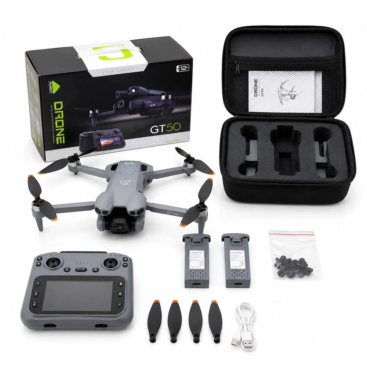 GT50 Drone | Dual Camera | Dual Camera | In-Display Remote