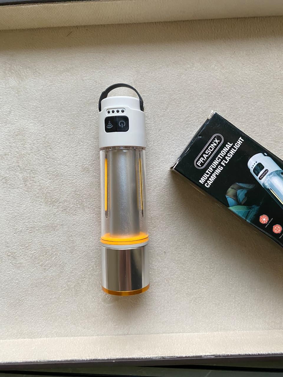 Multi-Function Rechargeable Flash Light with SOS Mode & Power Bank