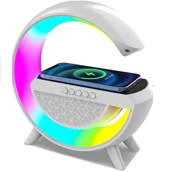 Google Assistant Smart Speaker with Wireless Charging Feature