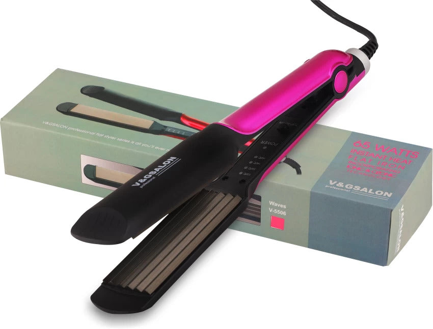 V&G Salon Professional Hair Straightener – 4 Heat Settings, Instant Styling & Frizz-Free Shine