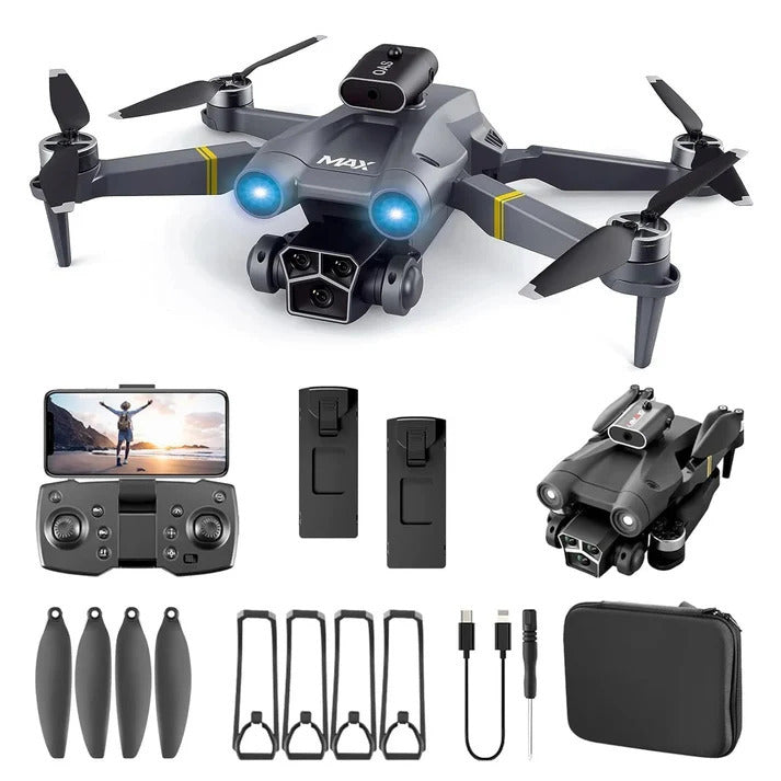 M3 Max Drone Dual Camera | Dual Battery | Brushless Motor