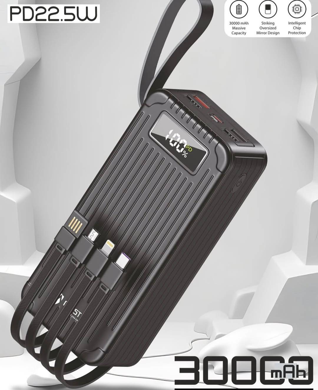 22.5w Fast Charging Support Power Bank (6 Months Warranty)